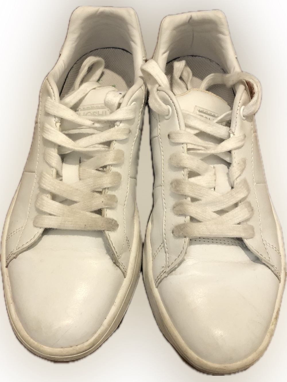 Tsukihoshi Kids’ White Leather Low-Top Sneakers